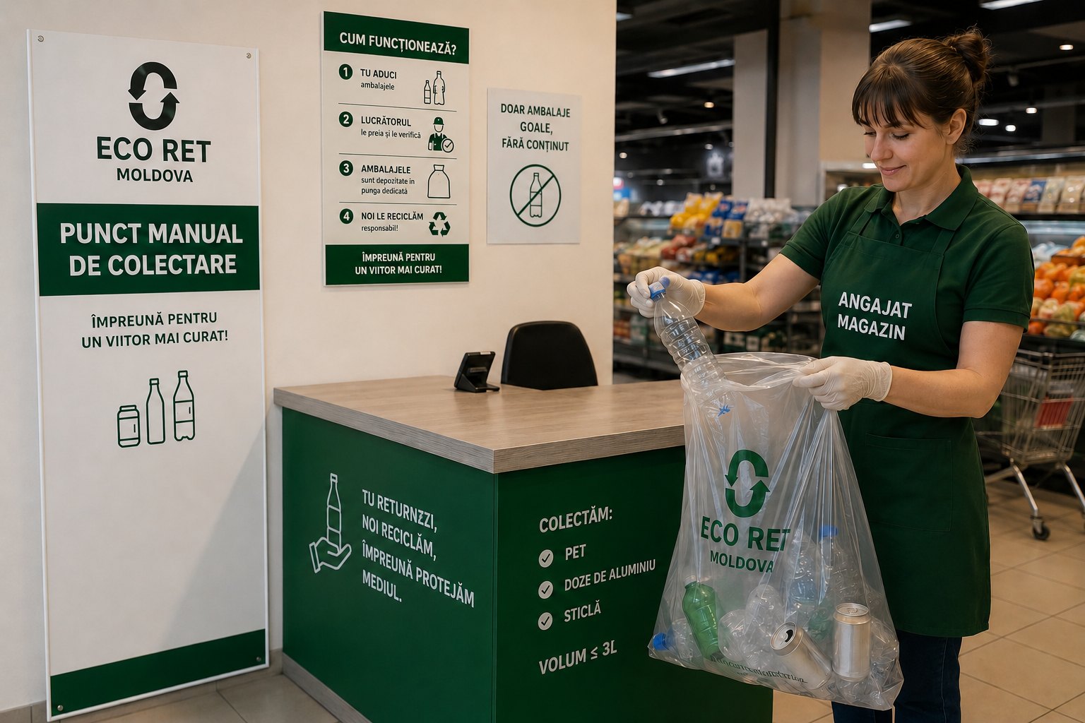 Consumator returnează ambalaj